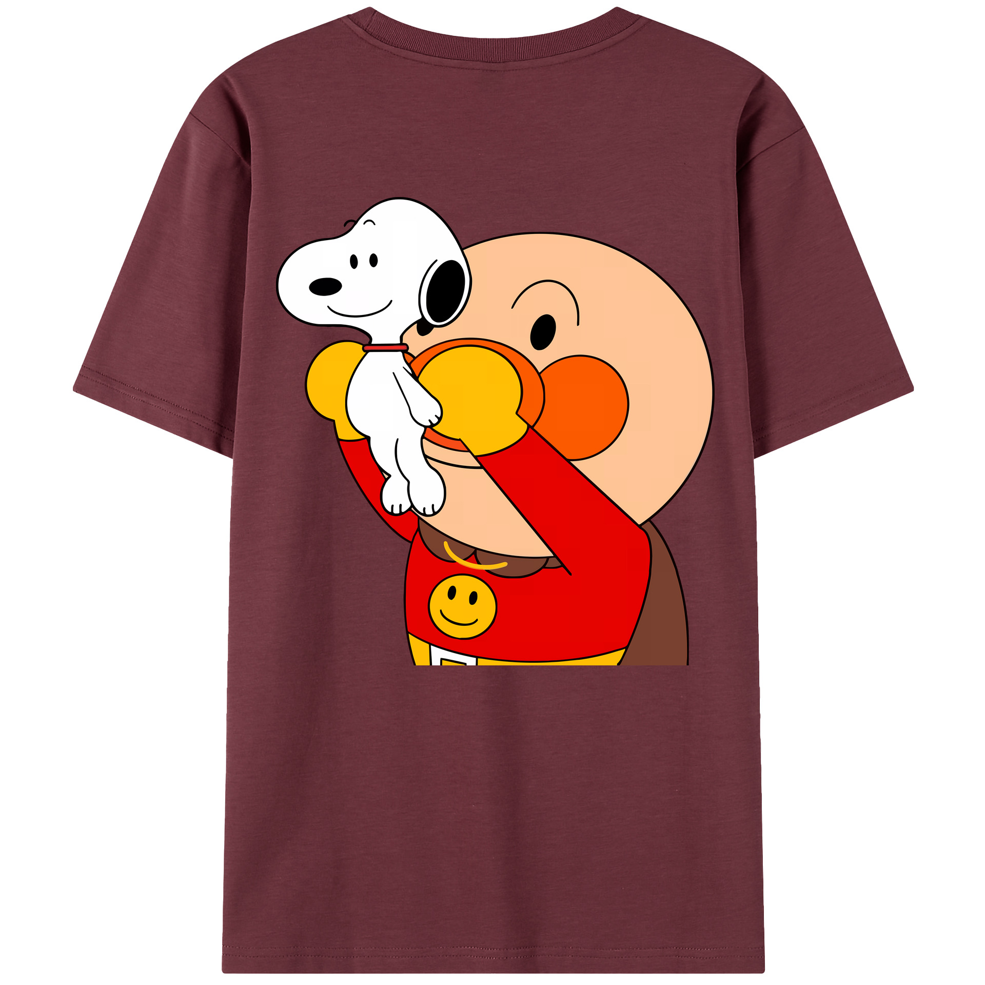 （画像用） アンパンマン Anpanman 綿100％半袖Tシャツ（背面プリント）